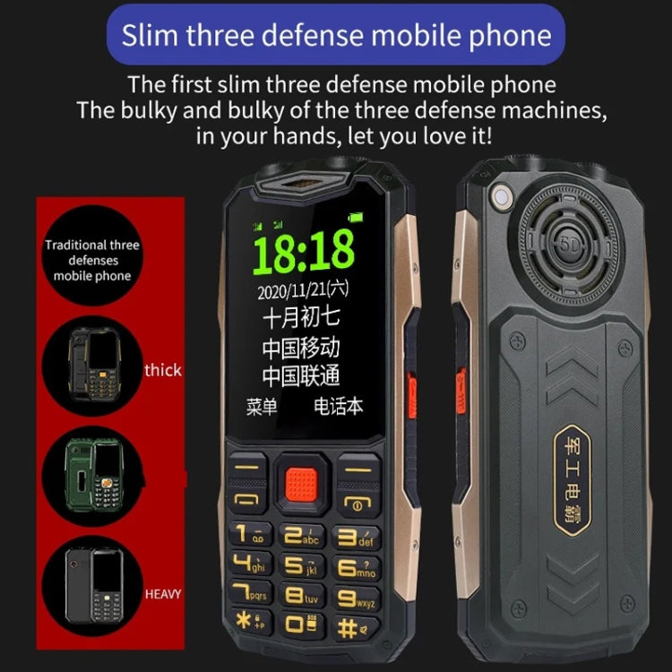 K1+ 4G Elder Rugged Phone, 2.6 inch, 1500mAh Battery, LED Flashlight, Network: 4G, Dual SIM, SOS, Plug:US Plug(Green) - Others by PMC Jewellery | Online Shopping South Africa | PMC Jewellery | Buy Now Pay Later Mobicred