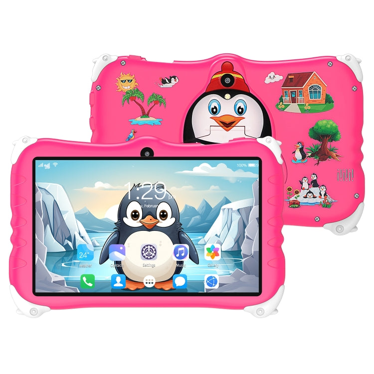 Penguin 7 inch WiFi Kids Tablet PC, 2GB+16GB, Android 7.1 MT6735 Octa Core CPU(Pink) -  by PMC Jewellery | Online Shopping South Africa | PMC Jewellery | Buy Now Pay Later Mobicred