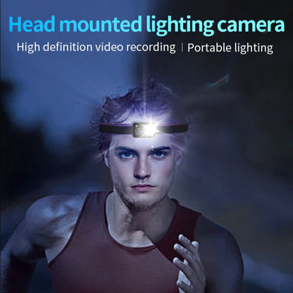 D7 1080P Head-mounted Lighting Camera LED Motion Sensor Video Recording Lighting Camera - Video Cameras by PMC Jewellery | Online Shopping South Africa | PMC Jewellery | Buy Now Pay Later Mobicred