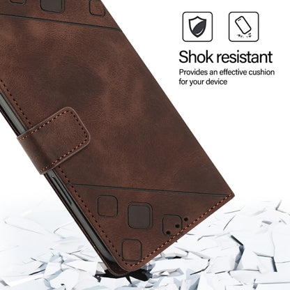 For Ulefone Note 14 Skin Feel Embossed Leather Phone Case(Brown) - Ulefone Cases by PMC Jewellery | Online Shopping South Africa | PMC Jewellery | Buy Now Pay Later Mobicred