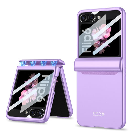 For Samsung Galaxy Z Flip6 GKK Integrated Full Coverage Folding Phone Case(Purple) - Galaxy Z Flip6 5G Cases by GKK | Online Shopping South Africa | PMC Jewellery | Buy Now Pay Later Mobicred