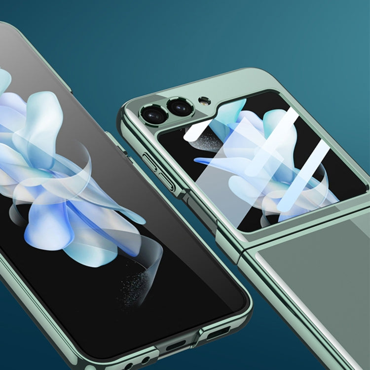 For Samsung Galaxy Z Flip6 / Flip7 FE GKK Integrated Electroplating Full Coverage Phone Case(Blue) - free shipping - PMC Jewellery - Order now!