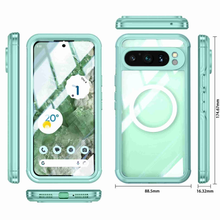 For Google Pixel 9 Pro XL RedPepper Transparent IP54 Life Waterproof Phone Case(Green) - free shipping - PMC TechLife - Order now!