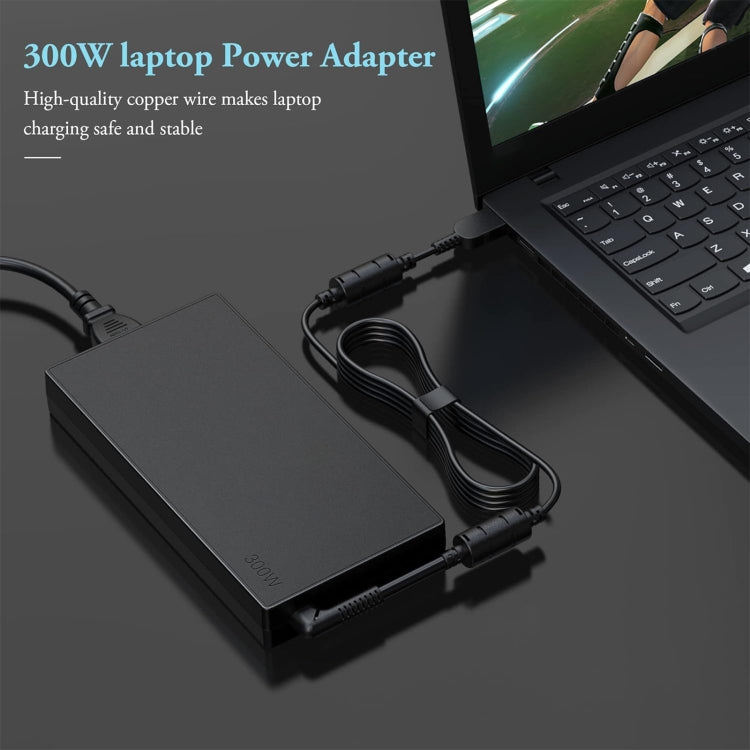 300W 20V 15A Laptop Notebook Power Adapter For Lenovo Big Square USB, Plug:EU Plug - For Lenovo by PMC Jewellery | Online Shopping South Africa | PMC Jewellery | Buy Now Pay Later Mobicred