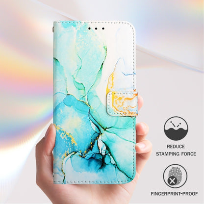 For Blackview Color 8 PT003 Marble Pattern Flip Leather Phone Case(Green) - More Brand by PMC Jewellery | Online Shopping South Africa | PMC Jewellery | Buy Now Pay Later Mobicred