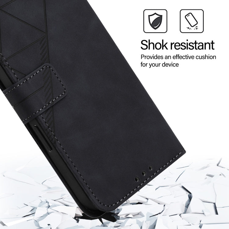 For Blackview A53 Crossbody 3D Embossed Flip Leather Phone Case(Black) - More Brand by PMC TechLife | Online Shopping South Africa | PMC TechLife | Buy Now Pay Later Mobicred