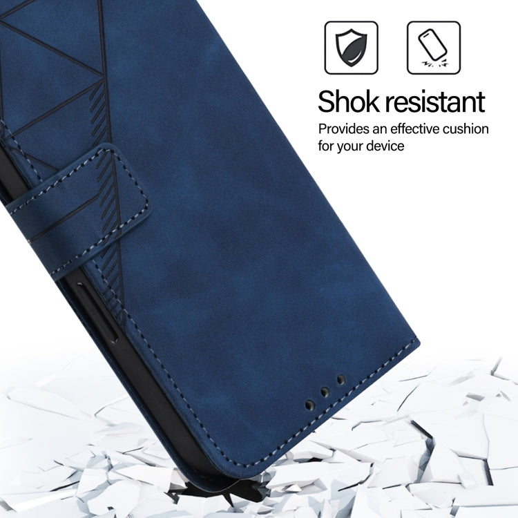 For Blackview A53 Crossbody 3D Embossed Flip Leather Phone Case(Blue) - More Brand by PMC TechLife | Online Shopping South Africa | PMC TechLife | Buy Now Pay Later Mobicred