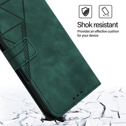 For Blackview Shark 8 Crossbody 3D Embossed Flip Leather Phone Case(Green) - More Brand by PMC Jewellery | Online Shopping South Africa | PMC Jewellery | Buy Now Pay Later Mobicred