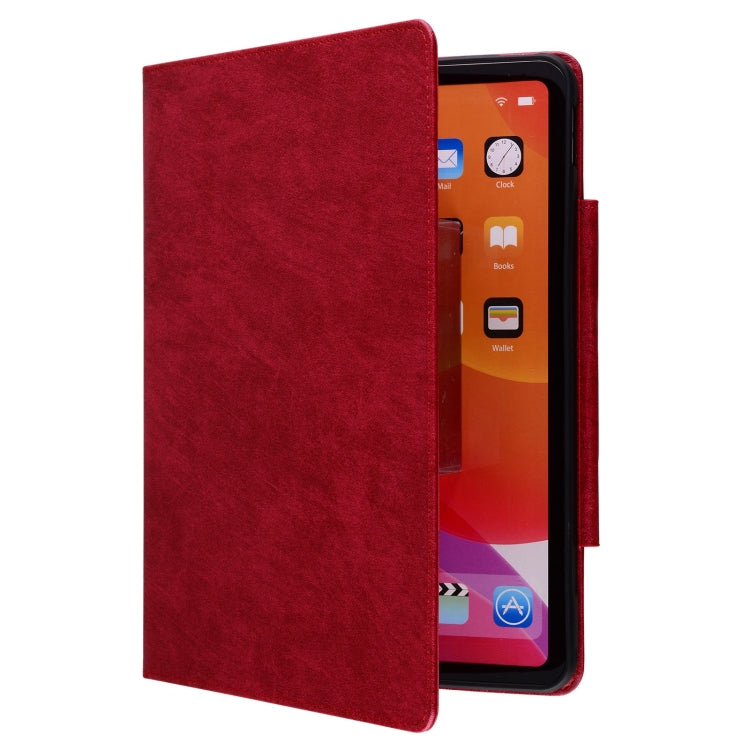 For Samsung Galaxy Tab S9 FE / S9 / S8 / S7 Cat Buckle Leather Smart Tablet Case(Red) - Galaxy Tab S9 Cases by PMC Jewellery | Online Shopping South Africa | PMC Jewellery | Buy Now Pay Later Mobicred