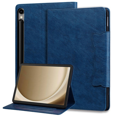 For Samsung Galaxy Tab S9 FE / S9 / S8 / S7 Cat Buckle Leather Smart Tablet Case(Royal Blue) - Galaxy Tab S9 Cases by PMC Jewellery | Online Shopping South Africa | PMC Jewellery | Buy Now Pay Later Mobicred