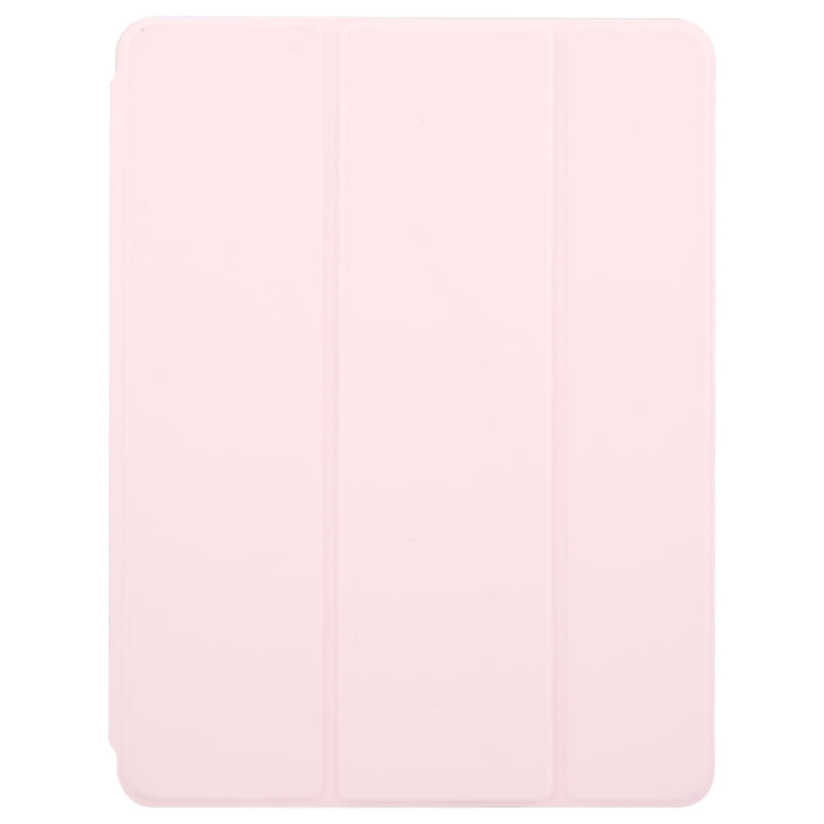 For iPad Pro 11 2024 GEBEI Acrylic TPU 3-folding Rotating Smart Tablet Leather Case withh Pen Slot(Pink) - iPad Pro 11 2024 Cases by GEBEI | Online Shopping South Africa | PMC Jewellery | Buy Now Pay Later Mobicred