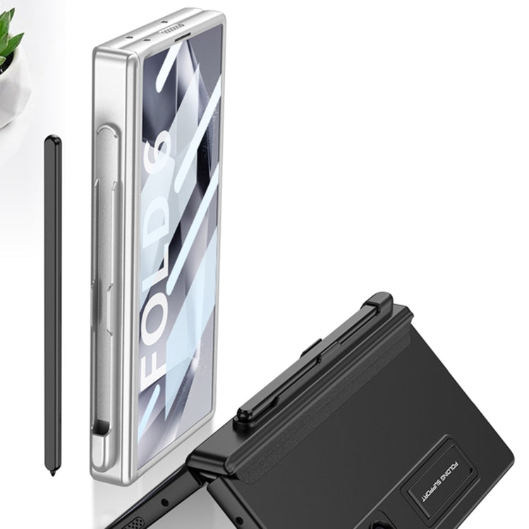 For Samsung Galaxy Z Fold6 GKK Integrated Full Coverage Magnetic Fold Phone Case with Pen Slot, Not Included Pen(Green) - Galaxy Z Fold6 5G Cases by GKK | Online Shopping South Africa | PMC Jewellery | Buy Now Pay Later Mobicred