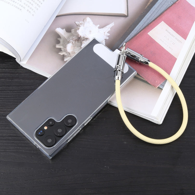 USB-C / Type-C to Type-C Data Cable Phone Anti-lost Short Lanyard, Length: 30cm(Grey Braid) - USB-C & Type-C Cable by PMc TechLife | Online Shopping South Africa | PMc TechLife | Buy Now Pay Later Mobicred