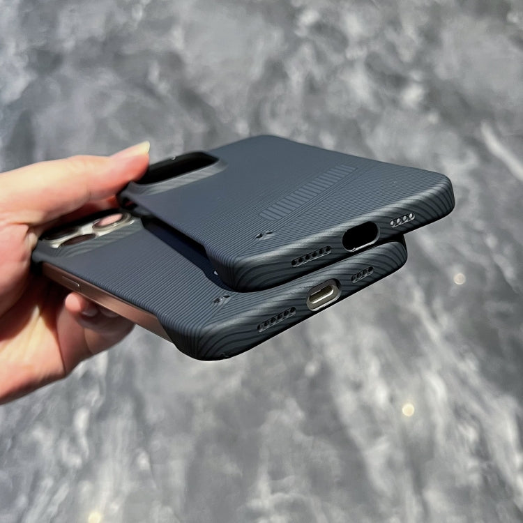 For iPhone 15 Pro Carbon Fiber Frameless Cooling Phone Case(Black) - free shipping - PMC Jewellery - Order now!