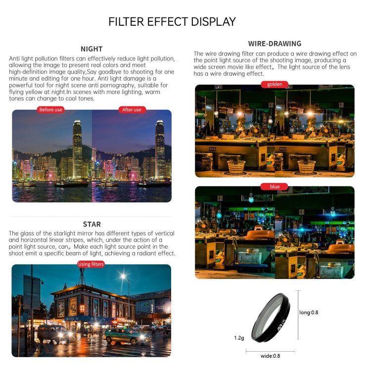 For Insta360 GO 3S JUNESTAR Camera Lens Filter, Filter:MCUV - Len Accessories by JSR | Online Shopping South Africa | PMC TechLife | Buy Now Pay Later Mobicred