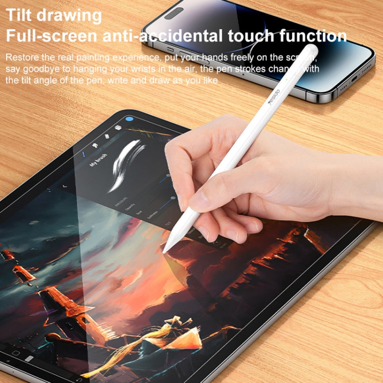 For iPad Yesido ST16 Anti-mistouch Capacitive Stylus(White) - free shipping - PMC Jewellery - Order now!