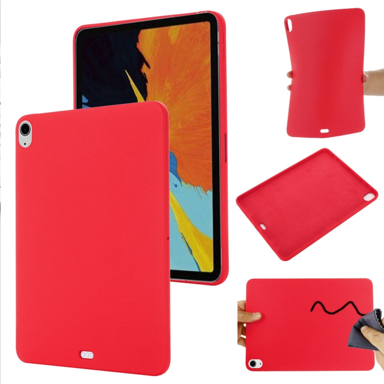 For iPad Air 13 2024 Pure Color Liquid Silicone Shockproof Tablet Case(Red) - iPad Air 13 2024 Cases by PMC Jewellery | Online Shopping South Africa | PMC Jewellery | Buy Now Pay Later Mobicred