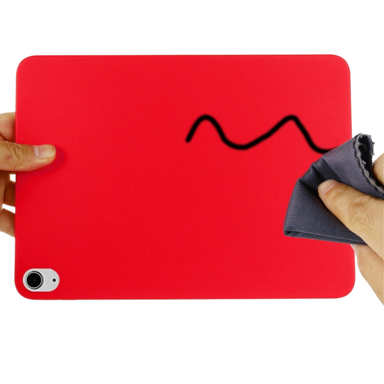 For iPad Air 13 2024 Pure Color Liquid Silicone Shockproof Tablet Case(Red) - iPad Air 13 2024 Cases by PMC Jewellery | Online Shopping South Africa | PMC Jewellery | Buy Now Pay Later Mobicred