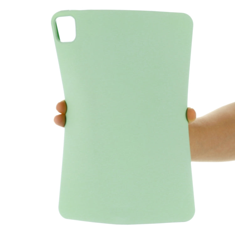 For iPad Pro 13 2024 Pure Color Liquid Silicone Shockproof Tablet Case(Green) - iPad Pro 13 2024 Cases by PMC Jewellery | Online Shopping South Africa | PMC Jewellery | Buy Now Pay Later Mobicred