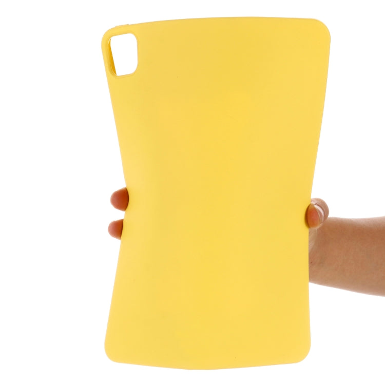 For iPad Pro 13 2024 Pure Color Liquid Silicone Shockproof Tablet Case(Yellow) - iPad Pro 13 2024 Cases by PMC Jewellery | Online Shopping South Africa | PMC Jewellery | Buy Now Pay Later Mobicred