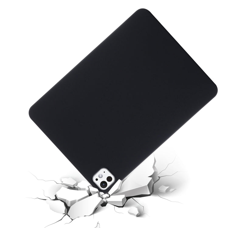 For iPad Pro 13 2024 Pure Color Liquid Silicone Shockproof Tablet Case(Black) - iPad Pro 13 2024 Cases by PMC TechLife | Online Shopping South Africa | PMC TechLife | Buy Now Pay Later Mobicred