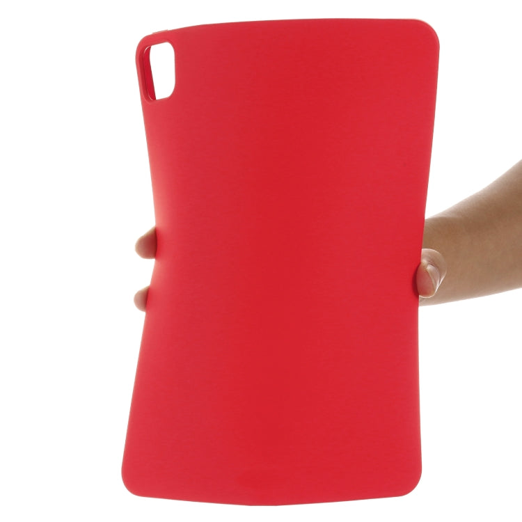 For iPad Pro 11 2024 Pure Color Liquid Silicone Shockproof Tablet Case(Red) - iPad Pro 11 2024 Cases by PMC TechLife | Online Shopping South Africa | PMC TechLife | Buy Now Pay Later Mobicred