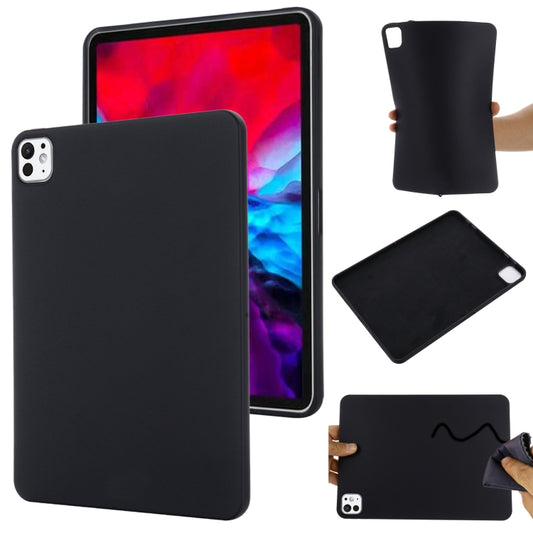 For iPad Pro 11 2024 Pure Color Liquid Silicone Shockproof Tablet Case(Black) - iPad Pro 11 2024 Cases by PMC Jewellery | Online Shopping South Africa | PMC Jewellery | Buy Now Pay Later Mobicred