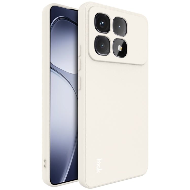 For Redmi K70 Ultra 5G IMAK UC-4 Series Straight Edge TPU Soft Phone Case(White) - Xiaomi Cases by imak | Online Shopping South Africa | PMC Jewellery | Buy Now Pay Later Mobicred