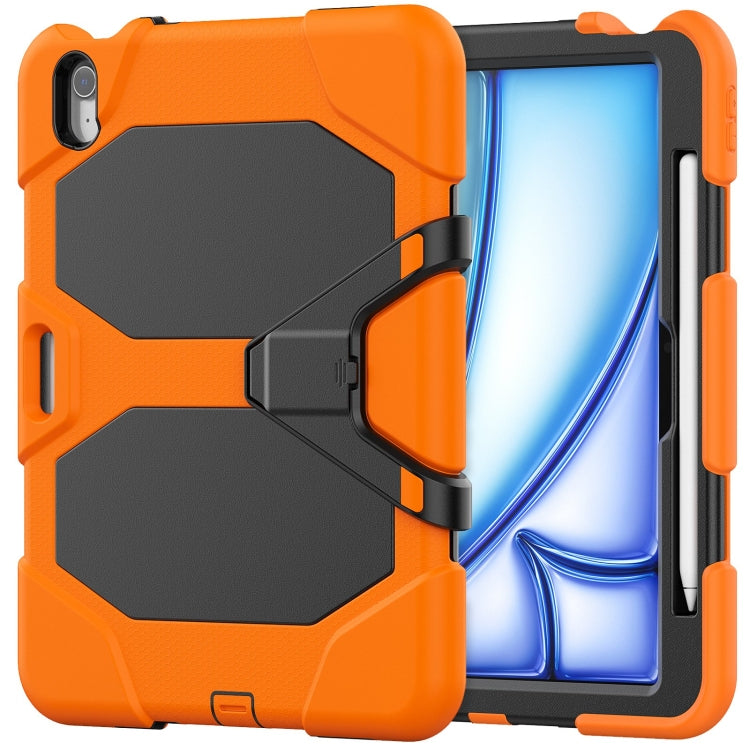 For iPad Air 11 2024 Colorful Silicone Heavy Duty Hybrid PC Tablet Case(Orange) - iPad Air 11 2024 Cases by PMC Jewellery | Online Shopping South Africa | PMC Jewellery | Buy Now Pay Later Mobicred