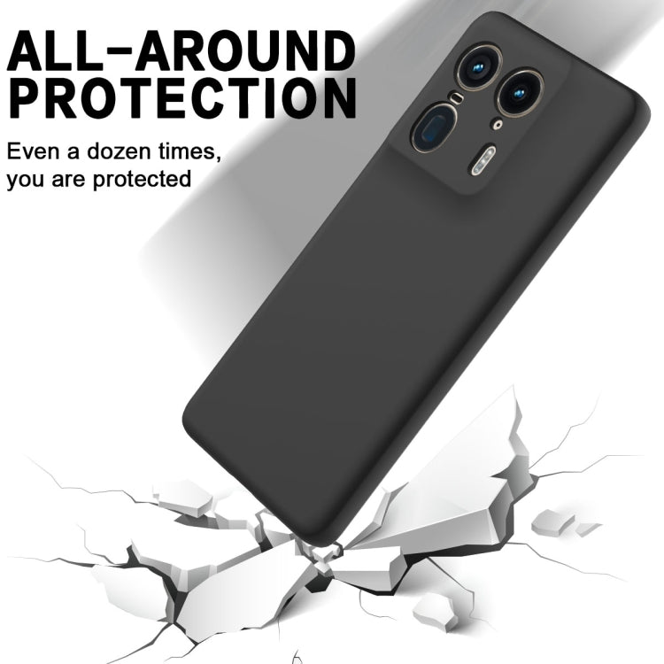 For Motorola Edge 50 Ultra Solid Color Liquid Silicone Dropproof Full Coverage Phone Case(Black) - free shipping - PMC TechLife - Order now!