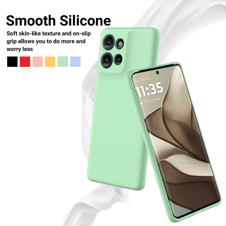 For Motorola Edge 50 Solid Color Liquid Silicone Dropproof Full Coverage Phone Case(Green) - free shipping - PMC TechLife - Order now!
