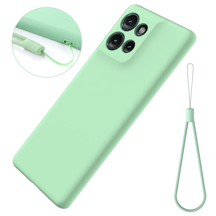 For Motorola Edge 50 Solid Color Liquid Silicone Dropproof Full Coverage Phone Case(Green) - free shipping - PMC TechLife - Order now!
