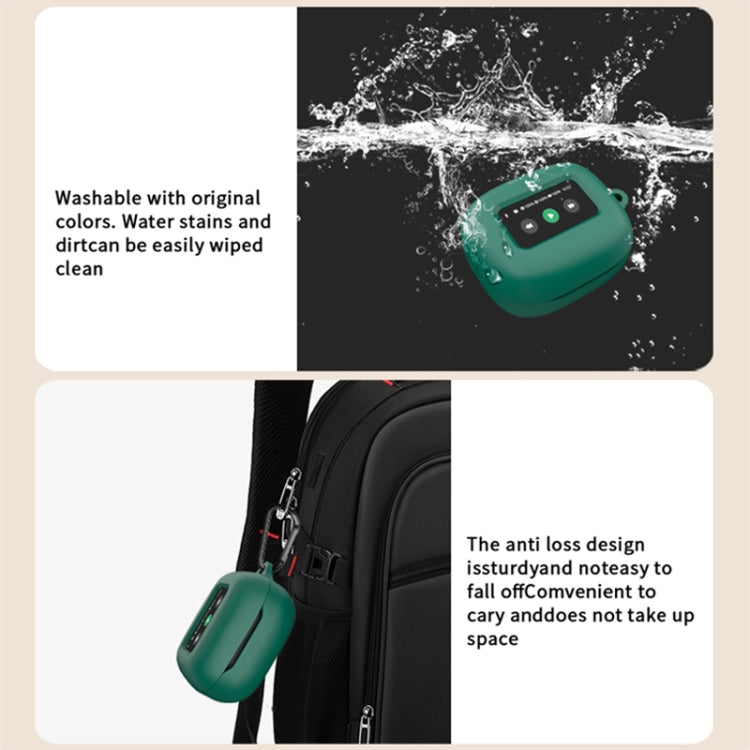 For JBL Live Beam 3 Wireless Bluetooth Earphones Silicone Protective Case(Dark Blue) - free shipping - PMC Jewellery - Order now!