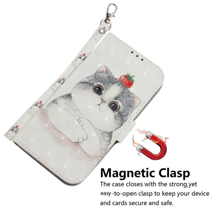 For Xiaomi Redmi K70 Pro / K70 3D Colored Flip Leather Phone Case(Cute Cat) - K70 Cases by PMC Jewellery | Online Shopping South Africa | PMC Jewellery | Buy Now Pay Later Mobicred