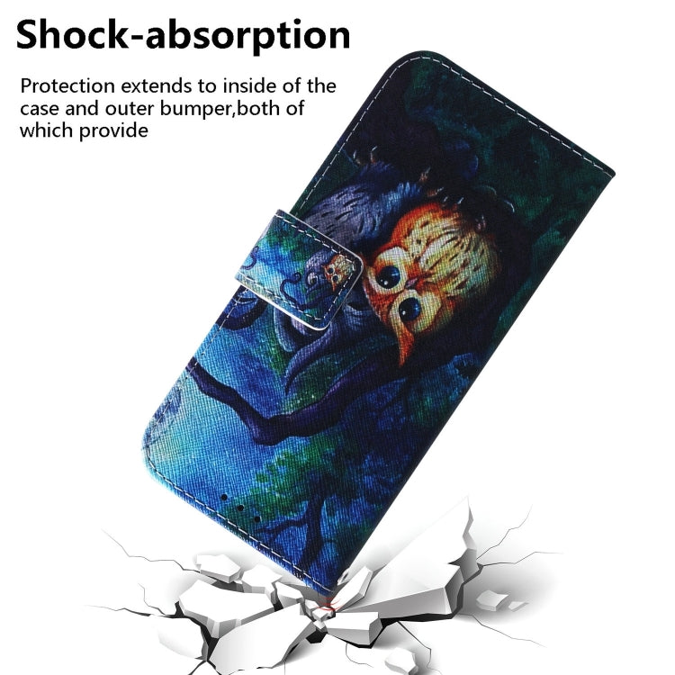 For Xiaomi Redmi K70 Pro / K70 Coloured Drawing Flip Leather Phone Case(Oil Painting Owl) - K70 Cases by PMC Jewellery | Online Shopping South Africa | PMC Jewellery | Buy Now Pay Later Mobicred