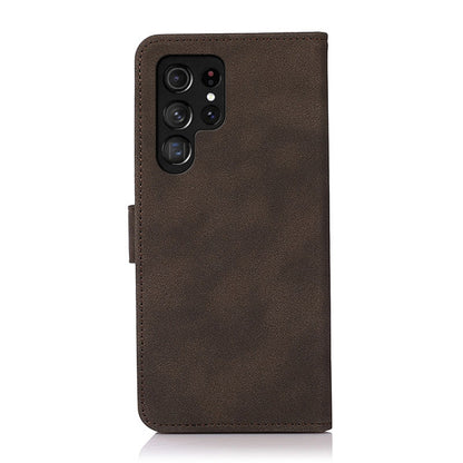 For Samsung Galaxy S25 Ultra 5G KHAZNEH Matte Texture Leather Phone Case(Brown) - Galaxy S25 Ultra 5G Cases by PMC Jewellery | Online Shopping South Africa | PMC Jewellery | Buy Now Pay Later Mobicred