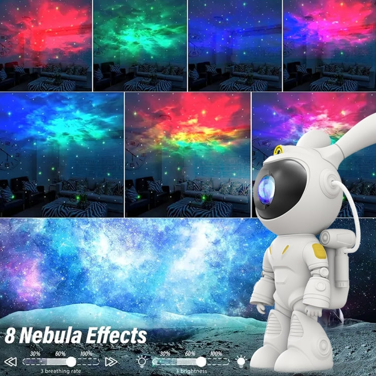G001 Space Rabbit Starry Sky Projection Lamp Bluetooth Speaker 2 in 1 Laser Light(White) - Projection Lamp by PMc TechLife | Online Shopping South Africa | PMc TechLife | Buy Now Pay Later Mobicred