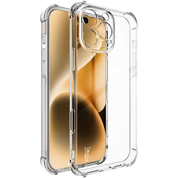 For iPhone 16 Pro Max imak Shockproof Airbag TPU Phone Case(Transparent) - iPhone 16 Pro Max Cases by imak | Online Shopping South Africa | PMC Jewellery | Buy Now Pay Later Mobicred