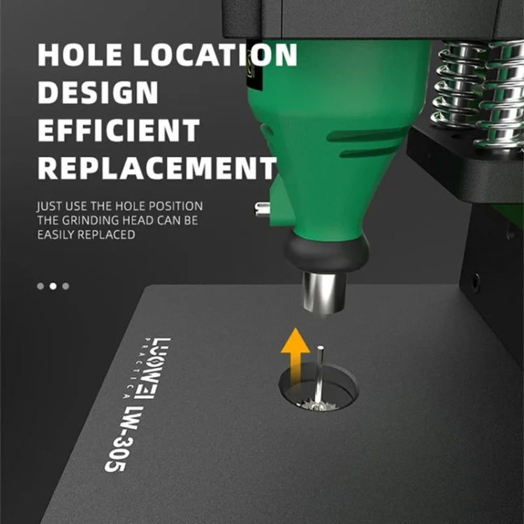 Luowei LW-305 Dual Axis Multifunctional Screen IC and Camera Outer Iron Ring Grinding Platform - free shipping - PMC TechLife - Order now!
