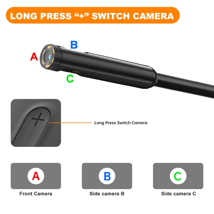 Y15 5.5mm Single Camera WiFi Connected Hard Cable HD Industrial Endoscope, Length:3.5m(Black) -  by PMC Jewellery | Online Shopping South Africa | PMC Jewellery | Buy Now Pay Later Mobicred