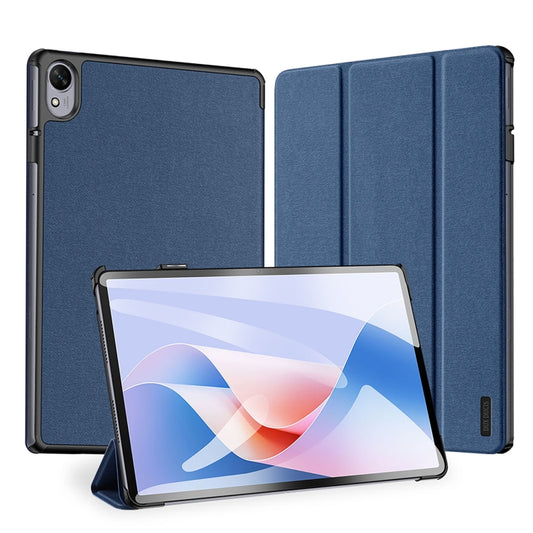 For Huawei MatePad 11.5 S DUX DUCIS Domo Series Cloth Texture Magnetic Leather Tablet Case(Blue) - Huawei by DUX DUCIS | Online Shopping South Africa | PMC Jewellery | Buy Now Pay Later Mobicred