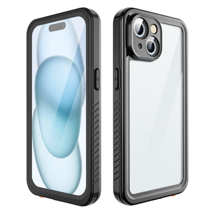 For iPhone 15 RedPepper Shockproof IP68 Waterproof PC + TPU Protective Case(Black) - iPhone 15 Cases by RedPepper | Online Shopping South Africa | PMC Jewellery | Buy Now Pay Later Mobicred