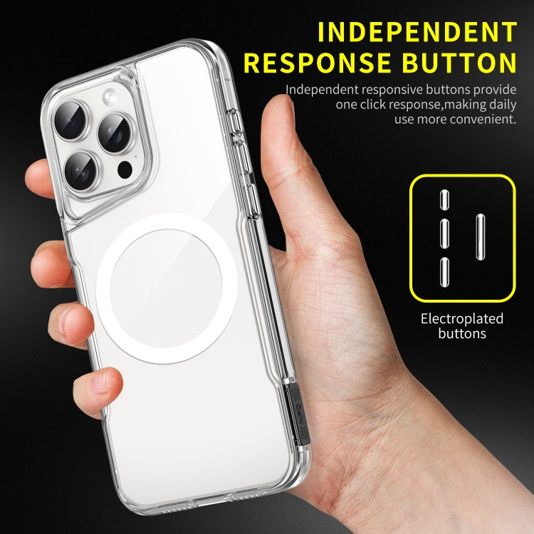 For iPhone 16 Plus MagSafe Acrylic + TPU Transparent Full Coverage Phone Case - iPhone 16 Plus Cases by PMC Jewellery | Online Shopping South Africa | PMC Jewellery | Buy Now Pay Later Mobicred