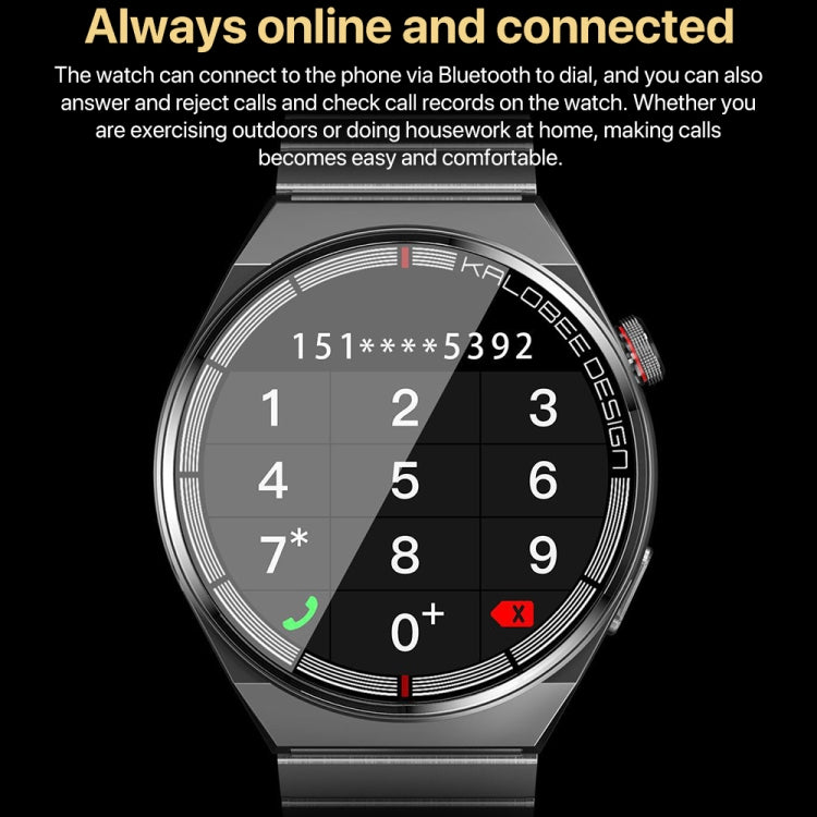 1.3 inch Silicone Band IP68 Waterproof Smart Watch Support Bluetooth Call(Black) - Smart Watches by PMC TechLife | Online Shopping South Africa | PMC TechLife | Buy Now Pay Later Mobicred