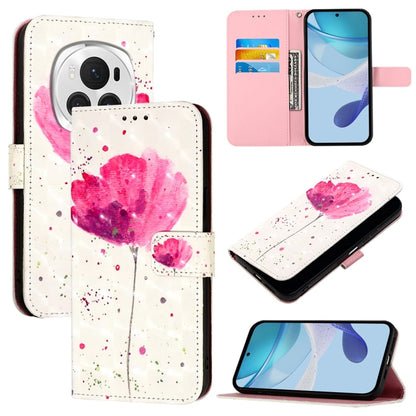 For Honor Magic6 Pro Global 3D Painting Horizontal Flip Leather Phone Case(Flower) - Honor Cases by PMC Jewellery | Online Shopping South Africa | PMC Jewellery | Buy Now Pay Later Mobicred