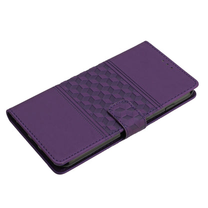 For Samsung Galaxy S25 Ultra 5G Diamond Embossed Skin Feel Leather Phone Case(Purple) - Galaxy S25 Ultra 5G Cases by PMC Jewellery | Online Shopping South Africa | PMC Jewellery | Buy Now Pay Later Mobicred