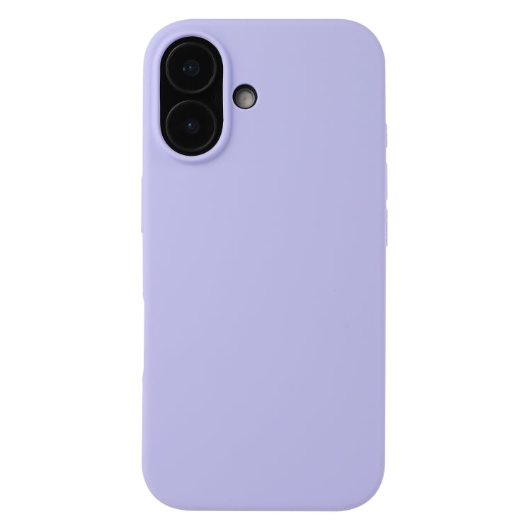 For iPhone 16 Plus Liquid Silicone Phone Case(Purple) - iPhone 16 Plus Cases by PMC Jewellery | Online Shopping South Africa | PMC Jewellery | Buy Now Pay Later Mobicred