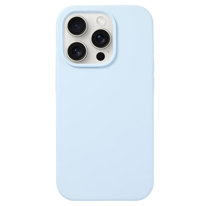 For iPhone 16 Pro Liquid Silicone Phone Case(Sky Blue) - iPhone 16 Pro Cases by PMC Jewellery | Online Shopping South Africa | PMC Jewellery | Buy Now Pay Later Mobicred