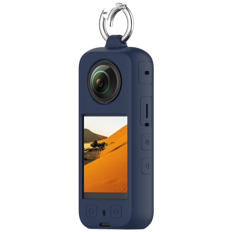For Insta360 X3 Portable Silicone Protective Case(Midnight Blue) - Case & Bags by PMC TechLife | Online Shopping South Africa | PMC TechLife | Buy Now Pay Later Mobicred