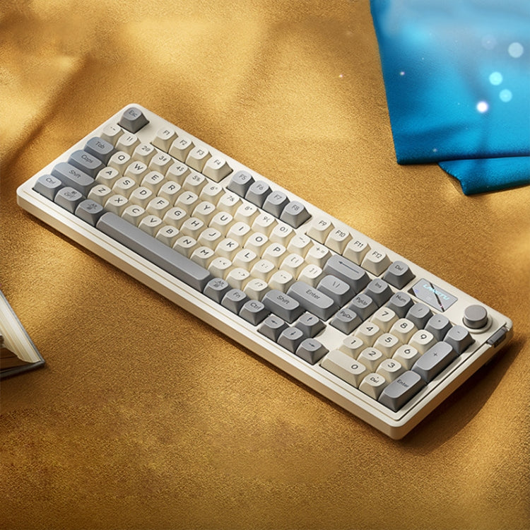 LANGTU L98 Wired RGB Gaming Keyboard(Cream White) - free shipping - PMC Jewellery - Order now!